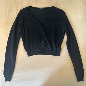 Brandy Melville Navy Blue Cardigan - One Size